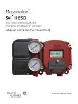 Предварительный просмотр 1 страницы Masoneilan SVI II ESD Installation And Maintenance Manual