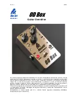 Masotti OD Box User Manual предпросмотр