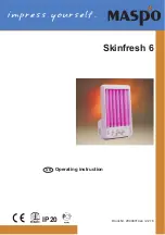 Maspo Skinfresh 6 Operating Instruction preview