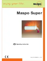 Maspo Super Operating Instructions Manual preview