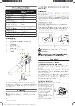 Предварительный просмотр 6 страницы Masport Aerocore Turbo Blower CBV60H1.9 Owner'S Manual