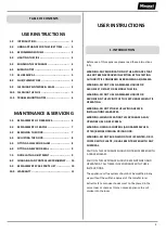 Preview for 2 page of Masport Bowden Coffee Table Operating Instructions Manual