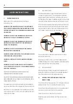 Предварительный просмотр 4 страницы Masport BOWDEN MINI Operating Instructions Manual