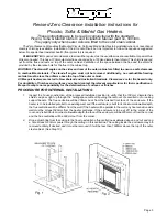 Preview for 3 page of Masport Calais Installation Instructions Manual