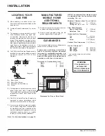 Предварительный просмотр 6 страницы Masport Calais Owners & Installation Manual