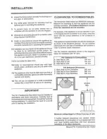 Предварительный просмотр 6 страницы Masport F41-LP Owners & Installation Manual