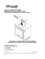 Masport I7000 Installation Instructions Manual preview