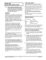 Preview for 4 page of Masport MADRID Instruction Manual