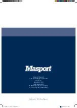 Предварительный просмотр 44 страницы Masport MAESTRO Owner'S Manual