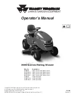 Preview for 1 page of MASSEY FERGUSON 1696022 Operator'S Manual