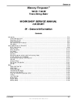 Preview for 5 page of MASSEY FERGUSON 1843N Workshop Service Manual