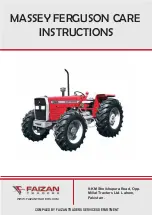 Preview for 1 page of MASSEY FERGUSON MF 260 Care Instructions