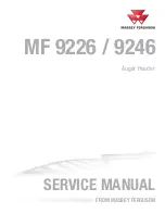 MASSEY FERGUSON MF 9226 Service Manual preview