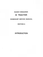 Preview for 2 page of MASSEY FERGUSON MF35 Service Manual