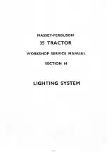 Preview for 214 page of MASSEY FERGUSON MF35 Service Manual