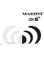 Massive Audio CK6 Stage V Instruction Manual предпросмотр