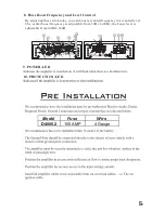 Предварительный просмотр 6 страницы Massive Audio D 4000.2 User Manual