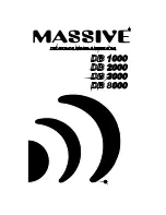 Предварительный просмотр 1 страницы Massive Audio DB1000 Instruction Manual