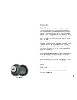 Preview for 2 page of Massive Audio TW10 Specification