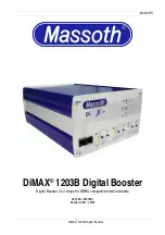 Preview for 1 page of Massoth DiMAX 1203B Manual