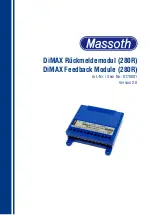 Massoth DiMAX Manual preview