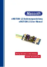 Предварительный просмотр 1 страницы Massoth eMOTION LS User Manual