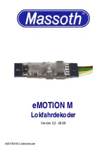 Massoth eMOTION M Manual предпросмотр