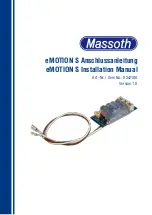 Massoth eMOTION S Installation Manual предпросмотр