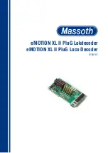 Massoth eMOTION XL II PluG Loco Manual предпросмотр