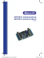 Предварительный просмотр 1 страницы Massoth eMOTION XL Installation Manual