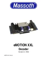 Massoth eMOTION XXL Manual предпросмотр