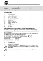 Preview for 2 page of Mast Pumpen K 2 Manual