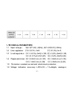 Preview for 3 page of Mastech HY1803D User Manual