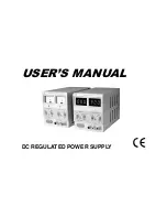 Mastech HY3002 User Manual preview