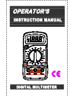 Mastech MAS830B Operator'S Instruction Manual preview