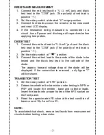 Preview for 8 page of Mastech MAS830B Operator'S Instruction Manual