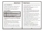 Предварительный просмотр 2 страницы Mastech MS20006 User Manual