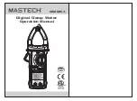 Preview for 1 page of Mastech MS2025A Operation Manual