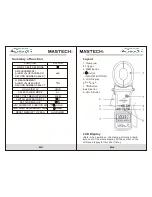 Предварительный просмотр 4 страницы Mastech MS2301 User Manual