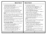 Preview for 7 page of Mastech MS2600 Operation Manual