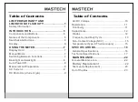 Preview for 2 page of Mastech MS2601 User Manual