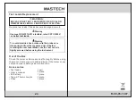 Preview for 14 page of Mastech MS2601 User Manual