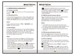 Предварительный просмотр 8 страницы Mastech MS6252A Operation Manual