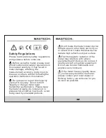 Предварительный просмотр 2 страницы Mastech MS6460 User Manual