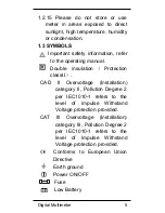 Preview for 8 page of Mastech MS8201H Operator'S Manual