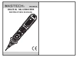 Mastech MS8211D Instruction Manual preview