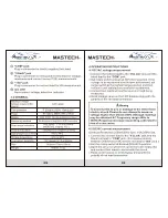 Preview for 6 page of Mastech MS8233A Instruction Manual