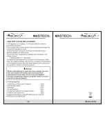 Preview for 8 page of Mastech MS8233A Instruction Manual