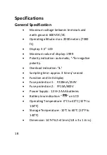 Preview for 19 page of Mastech MS8239B User Manual