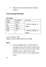 Preview for 20 page of Mastech MS8239B User Manual